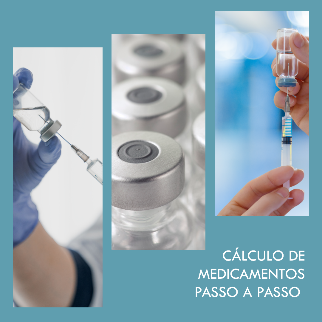 Criativo do material Cálculo de Medicamentos Passo a Passo